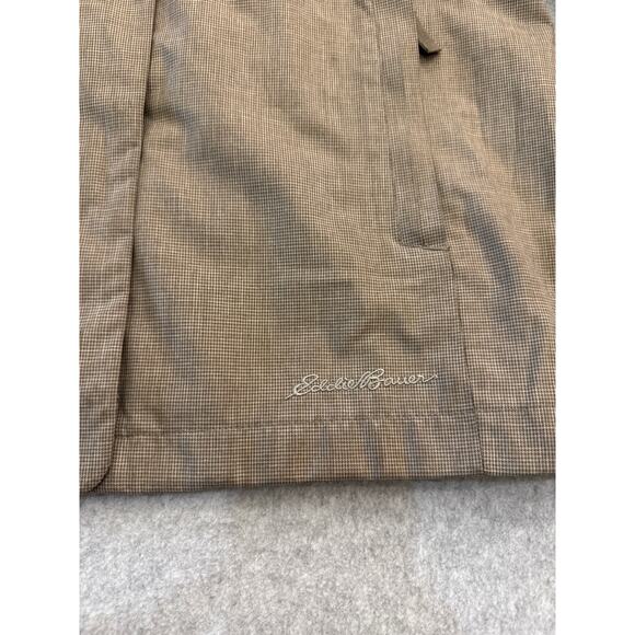 Eddie Bauer Women’s Hooded Rain Jacket / Windbreaker – Size Large (Taupe) - Picture 4 of 11